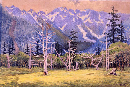 山岳風景画に関する資料調査